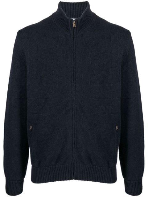 zip-up cashmere jumper by BOGLIOLI