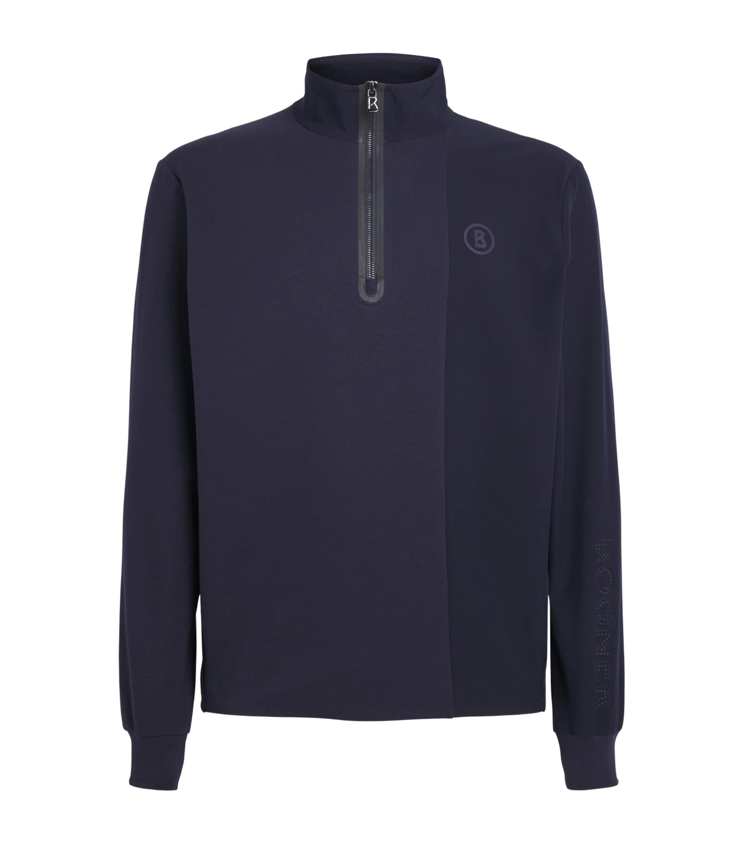 Bogner Cotton-Blend Connor Quarter-Zip Sweatshirt by BOGNER