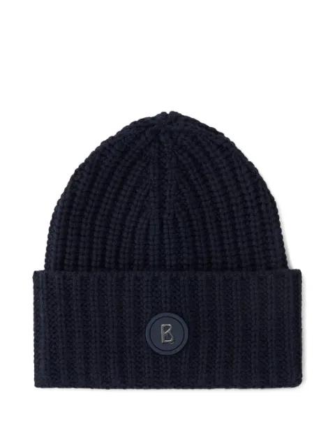 Kilian logo-patch beanie hat by BOGNER