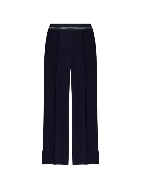 Marlene logo-waistband trousers by BOGNER