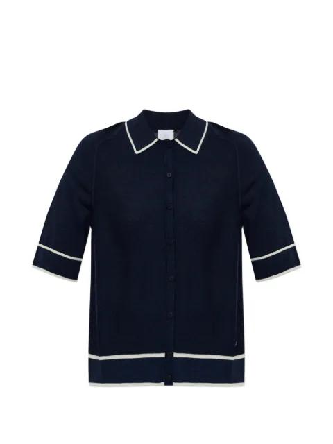 Peaches contrast-collar cardigan by BOGNER