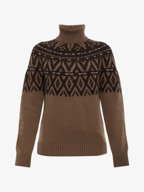 Roxter intarsia-knit sweater by BOGNER