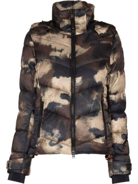 Saelly printed quilted ski jacket by BOGNER