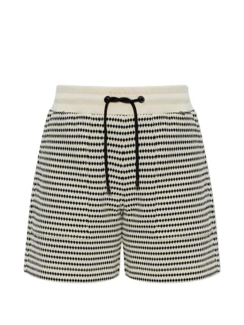 Steena drawstring patterned shorts by BOGNER