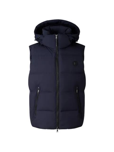 detachable hoodied puffer gilet by BOGNER
