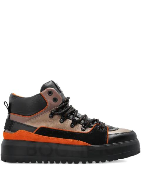 lace-up high-top platform sneakers by BOGNER