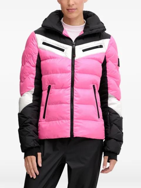 padded colour-block ski jacket by BOGNER