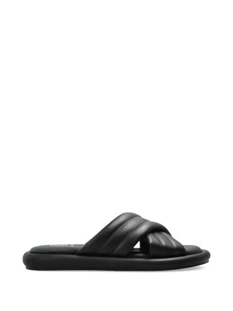 quilted crossover sandals by BOGNER