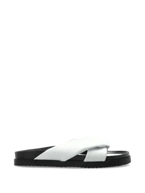 twisted leather sneakers by BOGNER