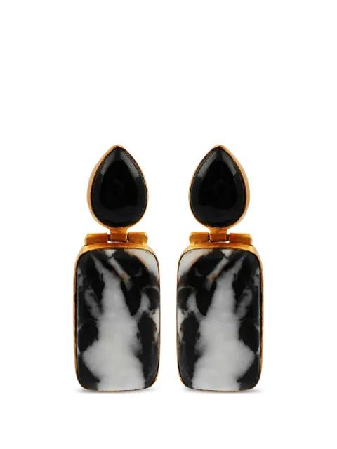 square-shape drop earrings by BOHEME BY VERO