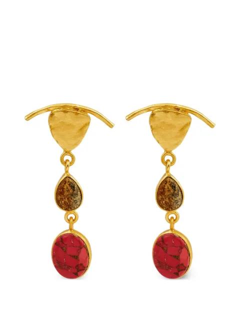 teardrop-shape earrings by BOHEME BY VERO