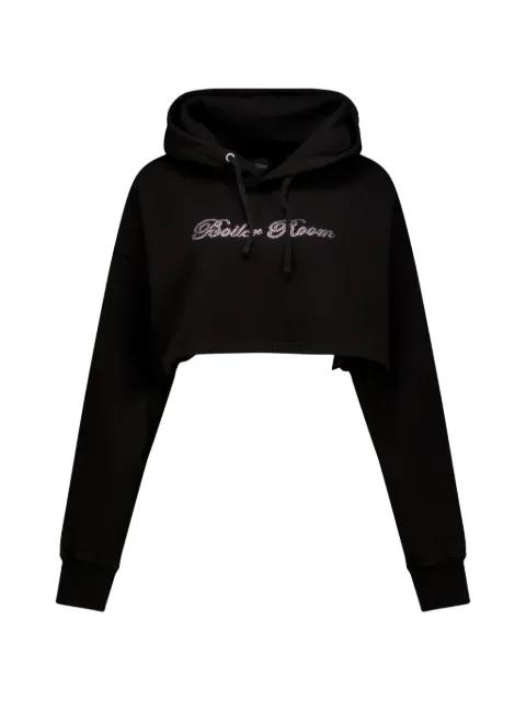 Boiler Room cropped hoodie by BOILER ROOM