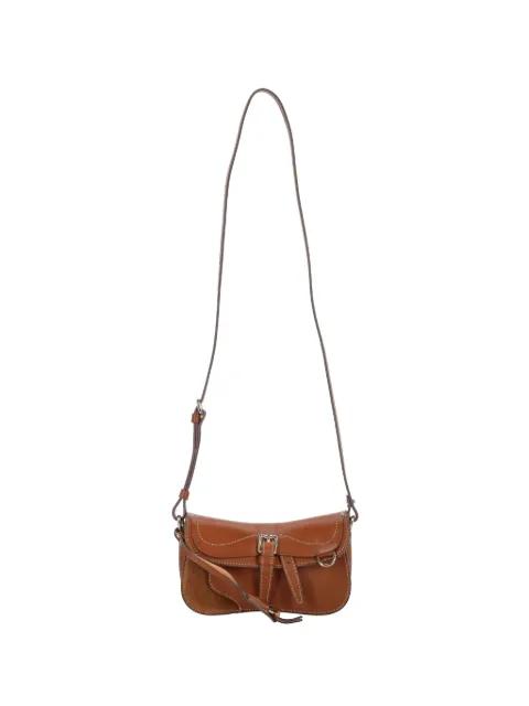 contrast-stitch buckle-fastening cross body bag by BOLDRINI