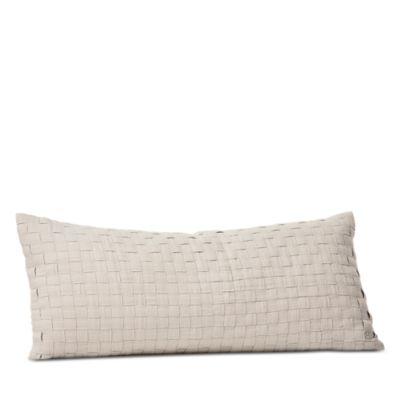 Linen Woven Icon Decorative Lumbar Pillow Cover & Insert by BOLL&BRANCH