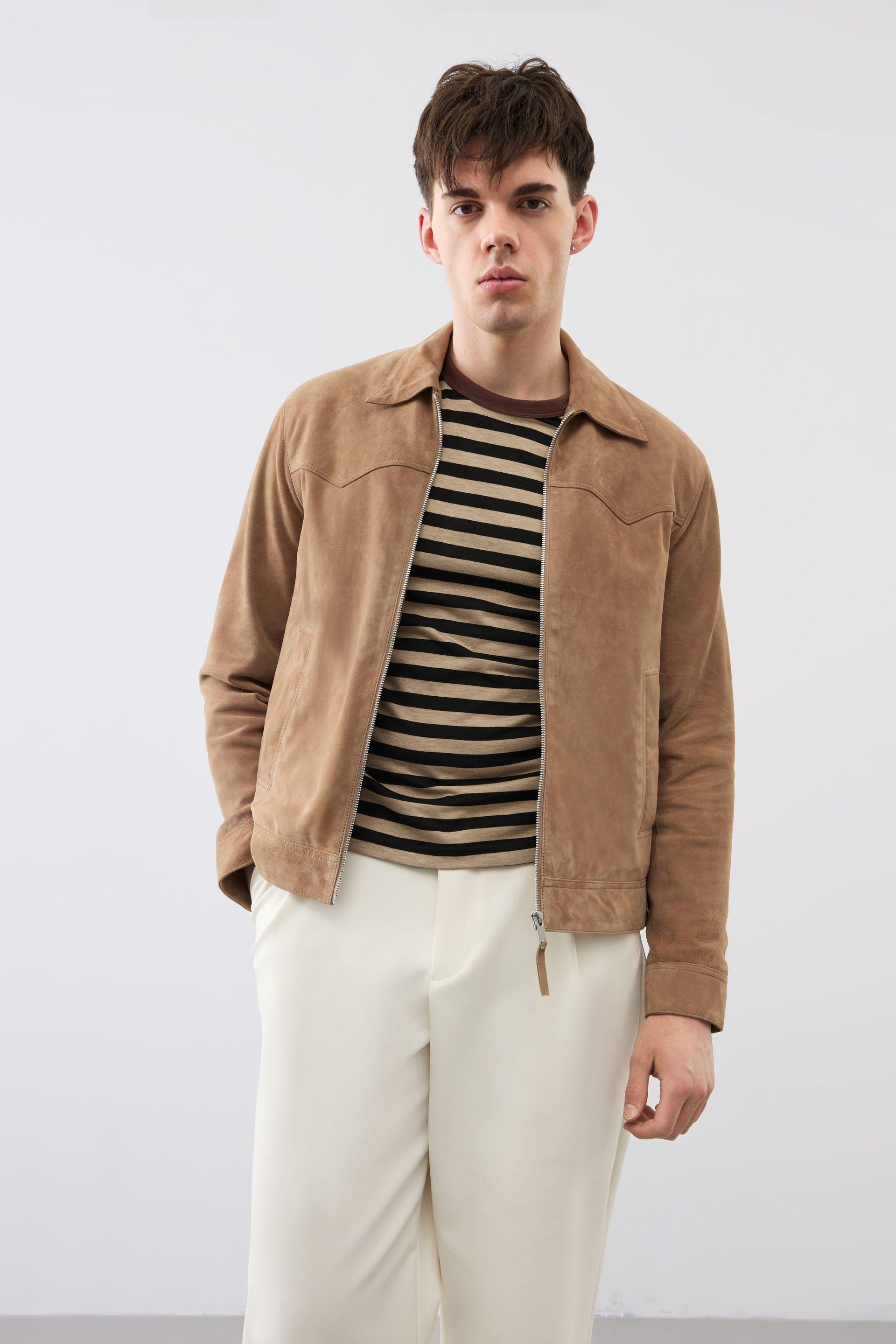 Real Suede Theo Jacket by BOLONGARO TREVOR
