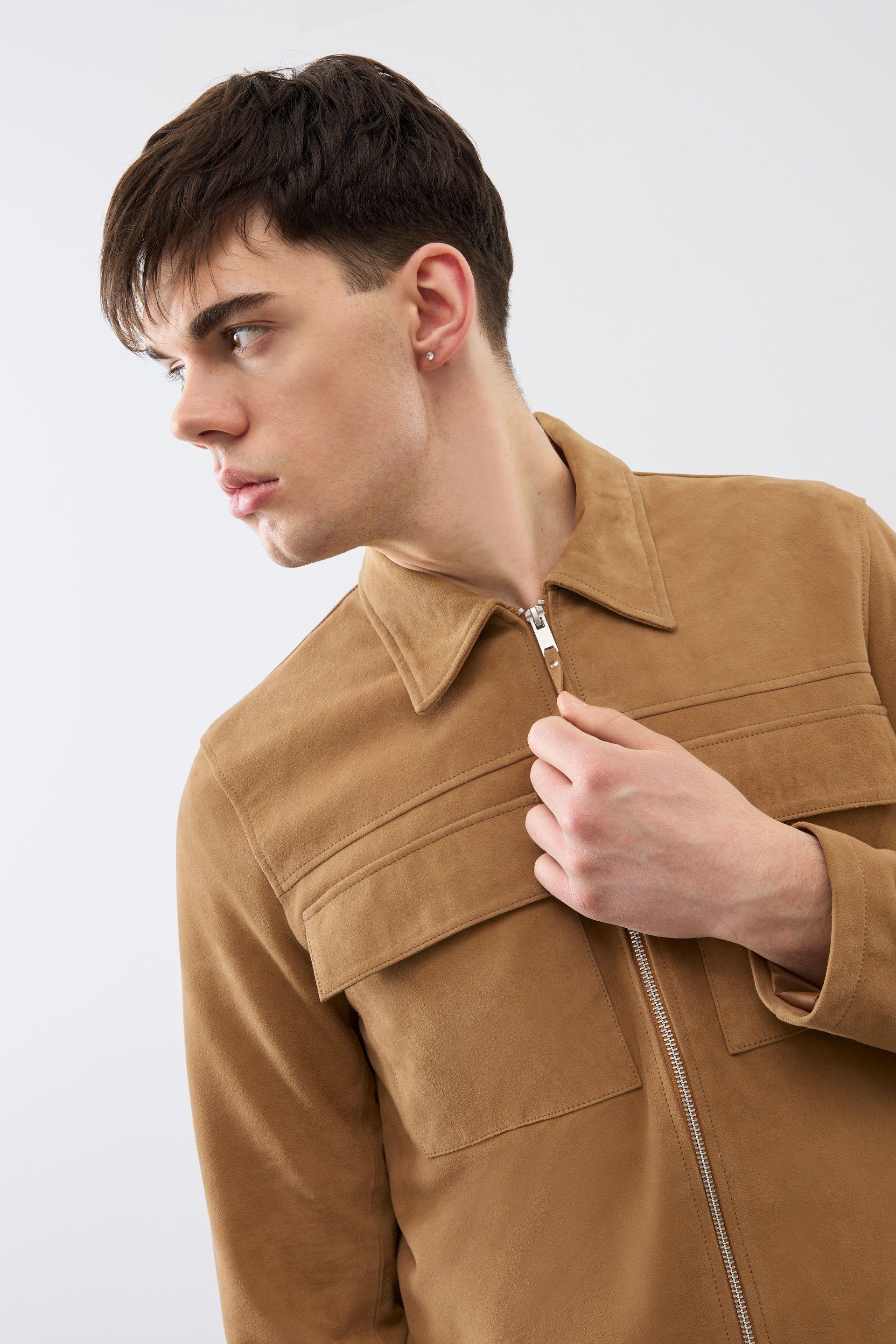 Real Suede Turner Jacket by BOLONGARO TREVOR