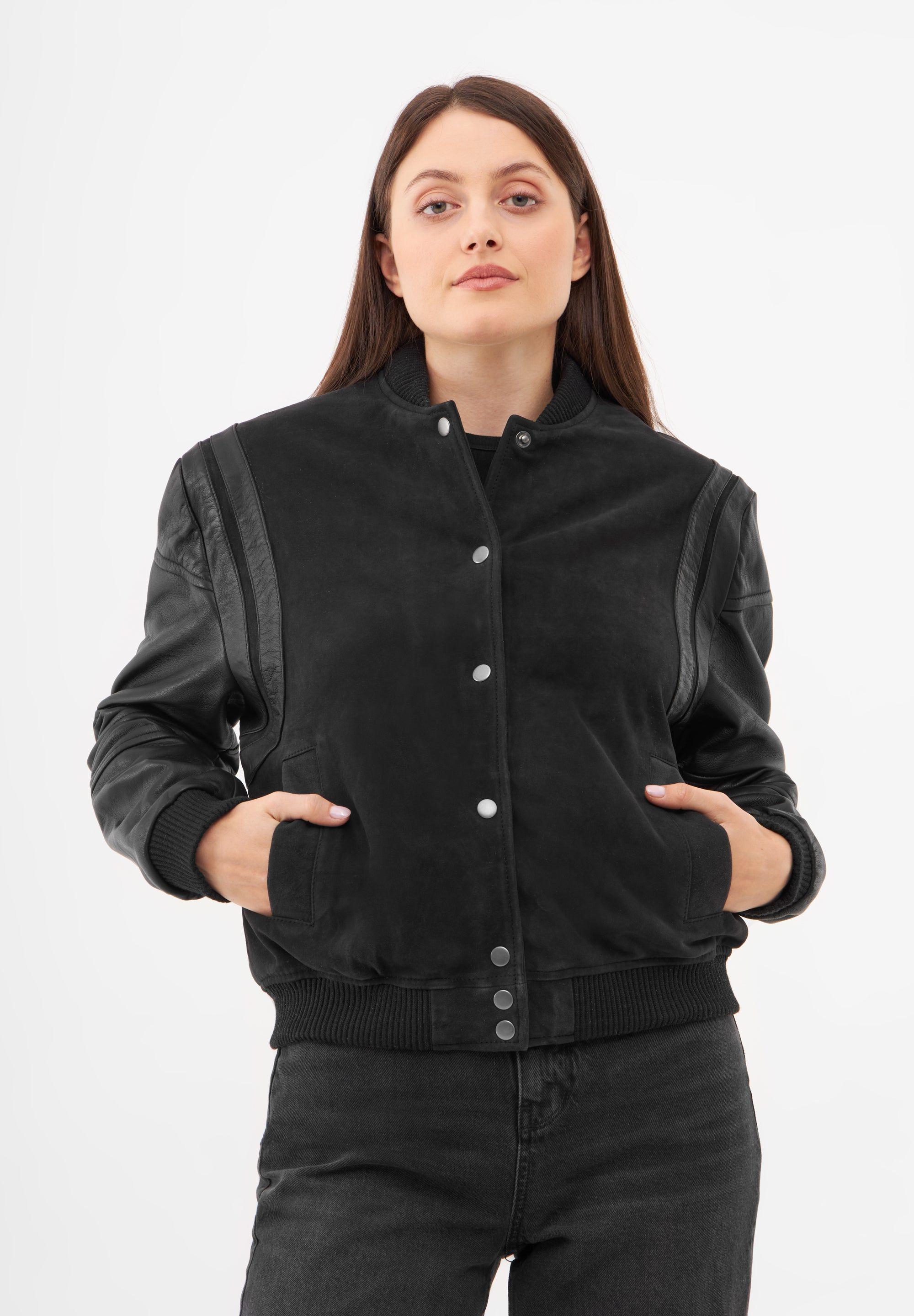 Real Suede and Leather Panelled Bomber by BOLONGARO TREVOR