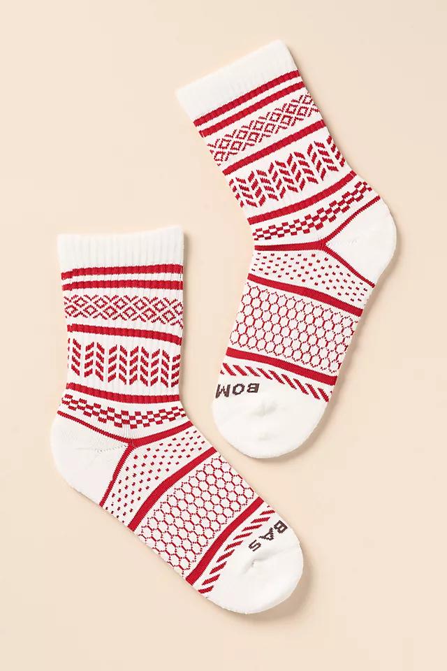 Bombas Holiday Checkered Calf Socks by BOMBAS