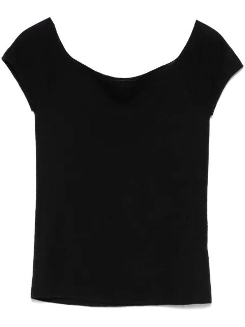 Bardot-neckline top by BOMPARD