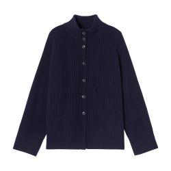 Buttoned high neck pullover by BOMPARD