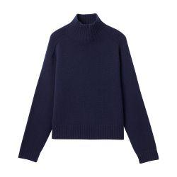 High neck pullover, hammer sleeves by BOMPARD