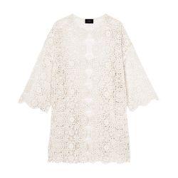 Long guipure lace jacket by BOMPARD