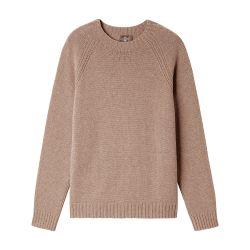 Raglan-sleeved round neck pullover by BOMPARD