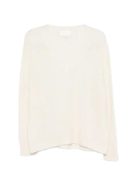 V-neck long-sleeve sweater by BOMPARD