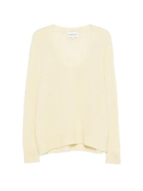 V-neck long-sleeve sweater by BOMPARD