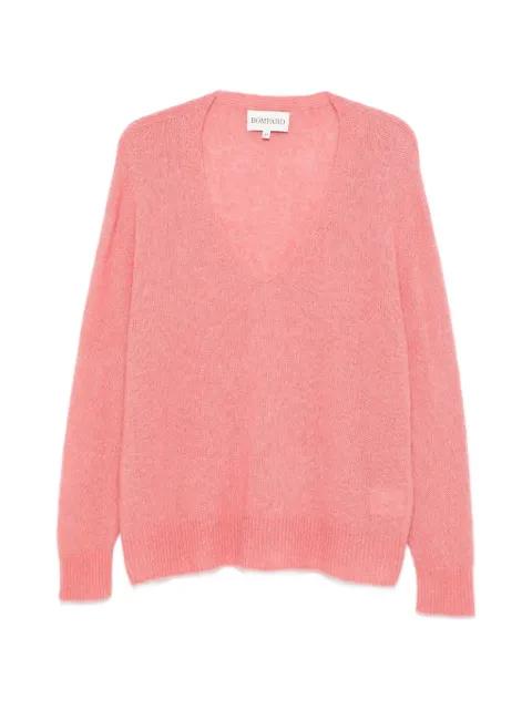 V-neck ribbed sweater by BOMPARD