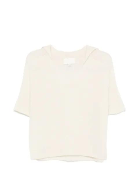 V-neck short-sleeve sweater by BOMPARD