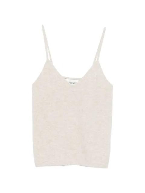 V-neck strap top by BOMPARD