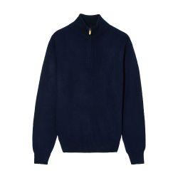Zip-neck pullover by BOMPARD