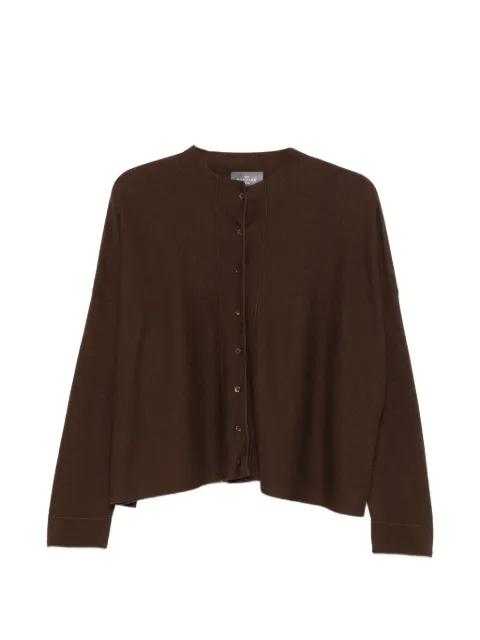 button round-neck cardigan by BOMPARD
