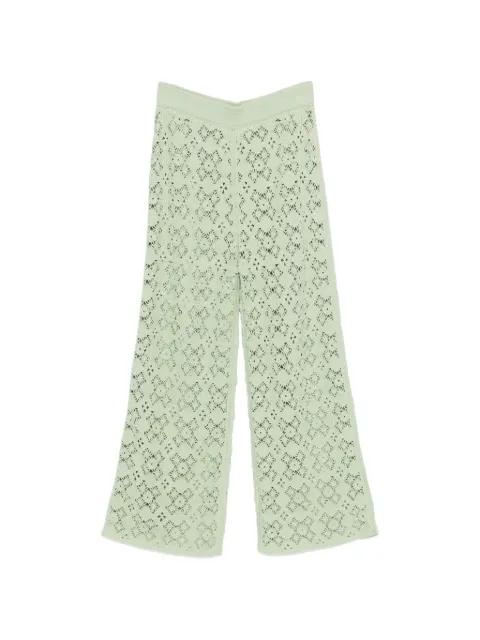 crocheted elasticated-waist trousers by BOMPARD