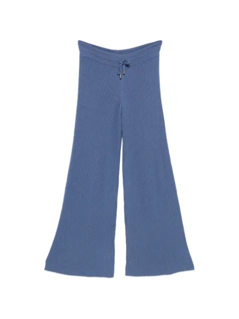drawstring-fastening  ribbed trousers by BOMPARD