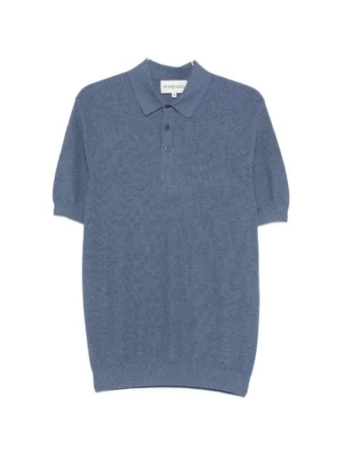 piqué-knit polo shirt by BOMPARD