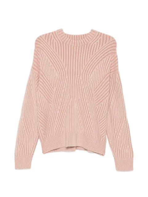 ribbed crew-neck sweater by BOMPARD