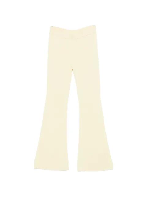 ribbed flared trousers by BOMPARD