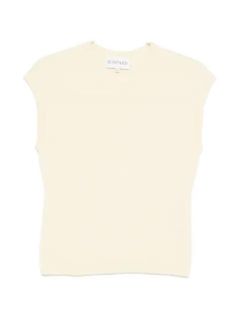 ribbed short-sleeved sweater by BOMPARD