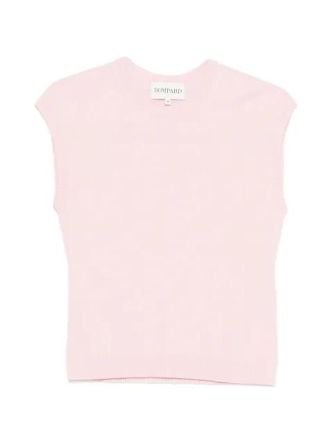 ribbed sleeveless top by BOMPARD