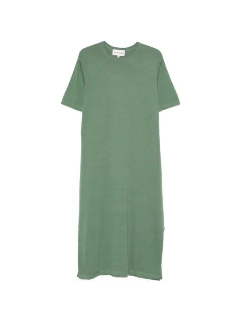 round-neck midi dress by BOMPARD