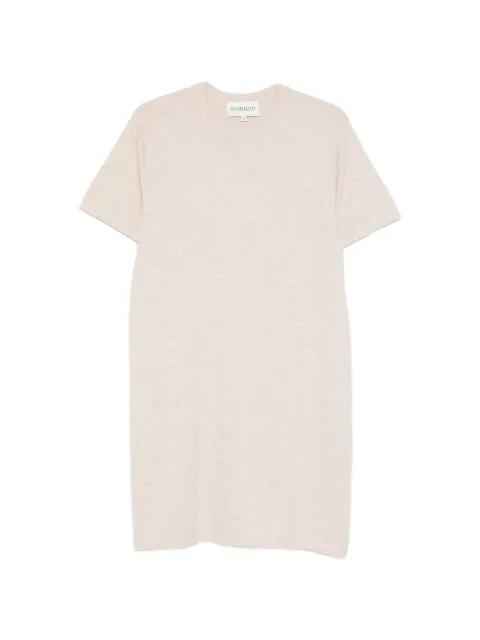 round-neck short T-shirt mini dress by BOMPARD