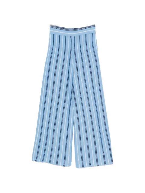 striped-pattern palazzo pants by BOMPARD