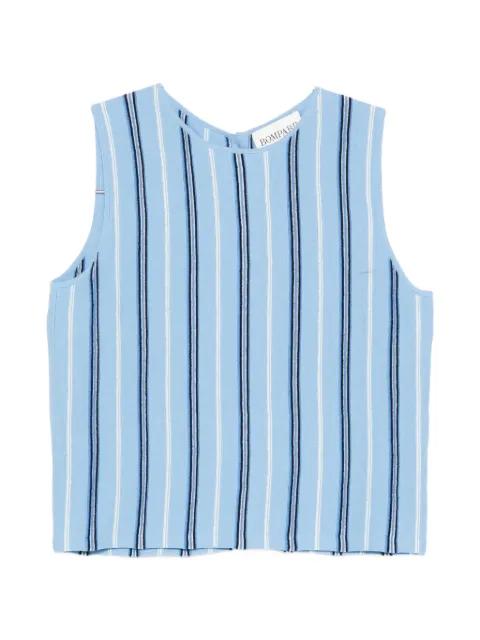 striped sleeveless top by BOMPARD
