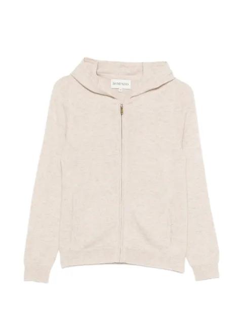 zip hoodied cardigan by BOMPARD