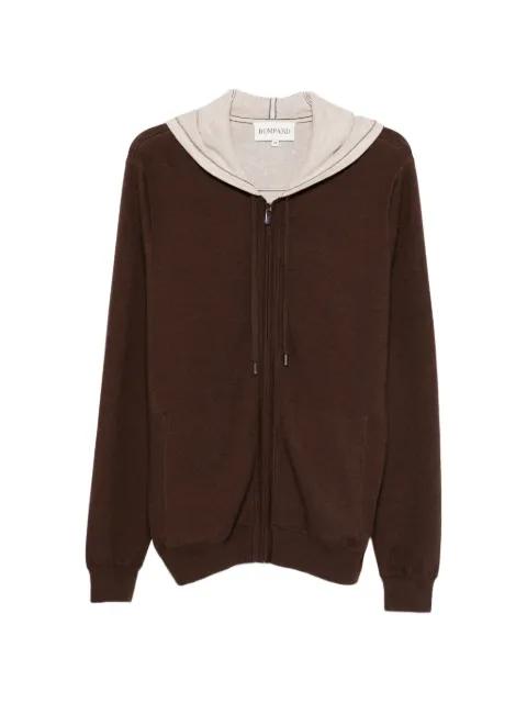 zip-up hoodie by BOMPARD