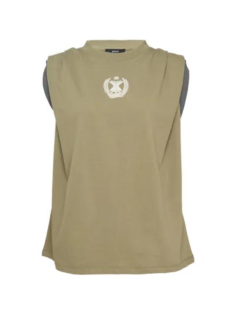 tucked emblem t-shirt by BONBOM