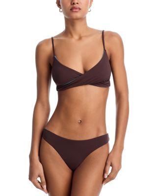 Amira Cross Front Bikini Top & Siara Hipster Bikini Bottom by BOND-EYE