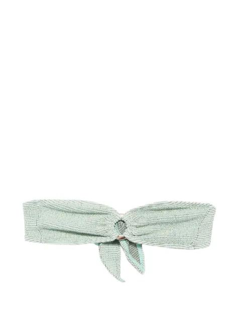 Blake ring tie bandeau bikini top by BOND-EYE